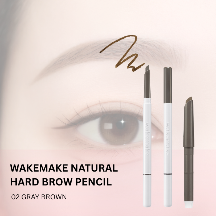 WAKEMAKE NATURAL HARD BROW PENCIL REFILL [5 Colors to choose)
