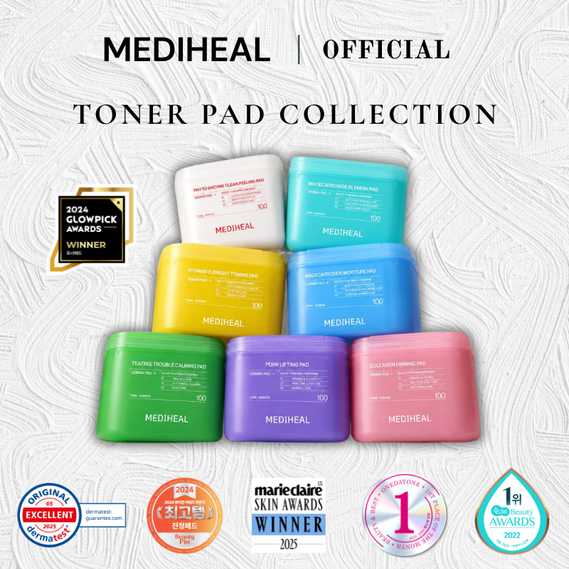 MEDIHEAL Toner Pad (Sets) - 7 Variants to Choose