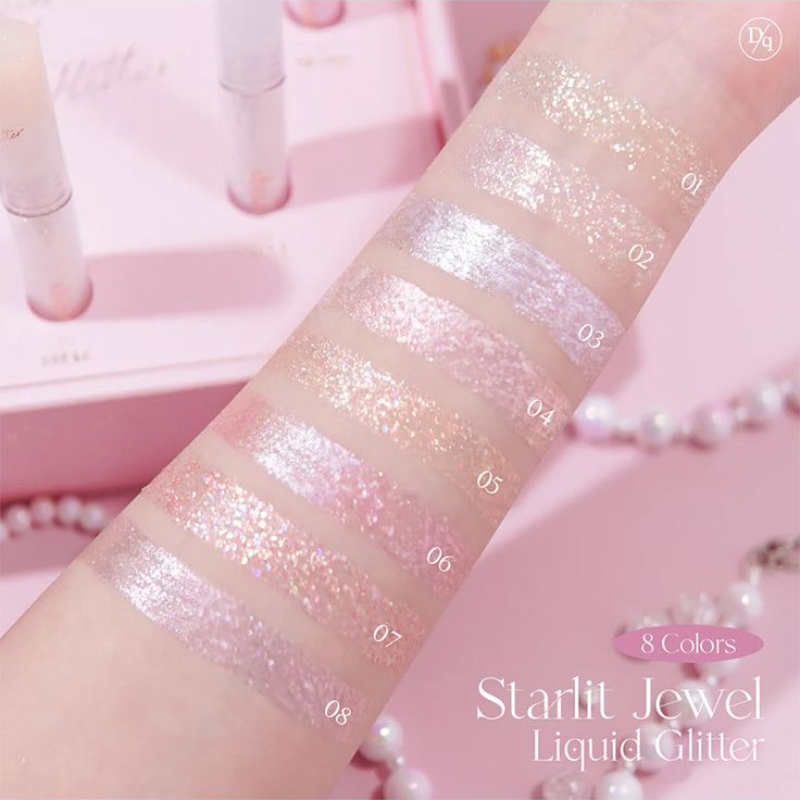 [CLEARANCE] [EXP NOV 2026] DASIQUE Starlit Jewel Liquid Glitter #05 Light Peach