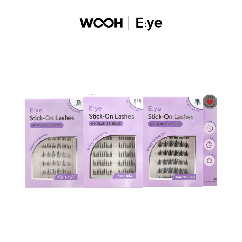 E:ye Stick On Lashes - 3 Types to Choose