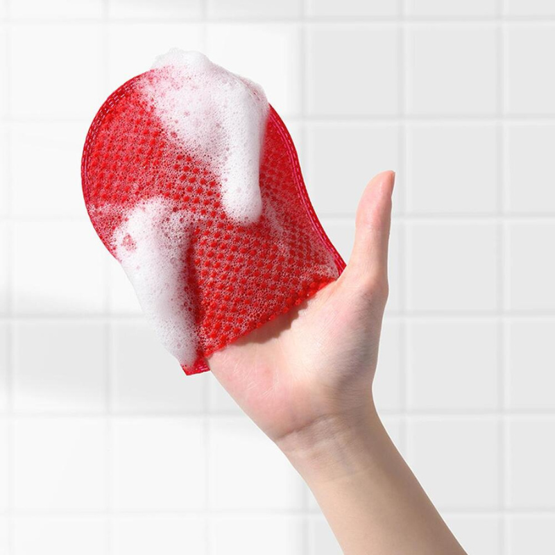 laundryou Soft Body Red Glove Clean - 1ea