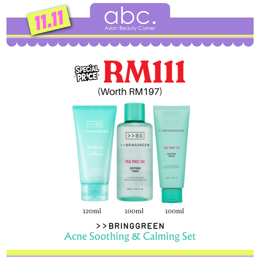 [11.11 SPECIAL] Bringgreen Acne Soothing & Calming Set
