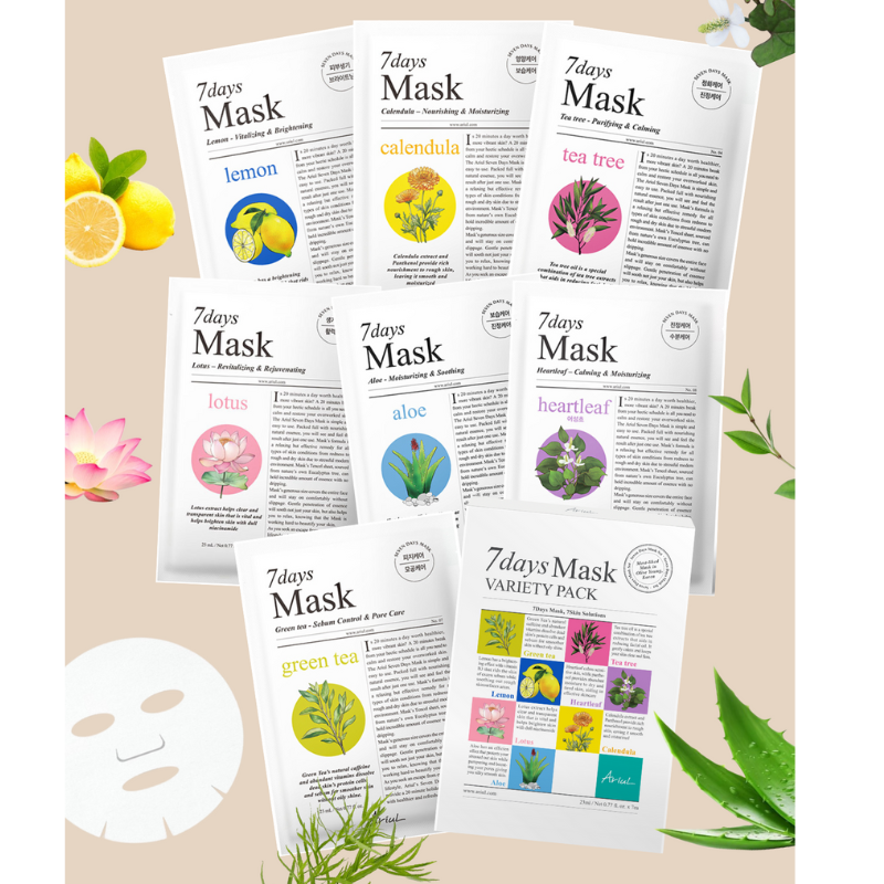 ARIUL 7Days Mask Variety Pack