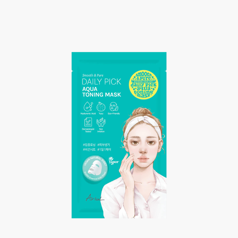 ARIUL Smooth & Pure Daily Pick Aqua Toning Mask 20ml – WOOH