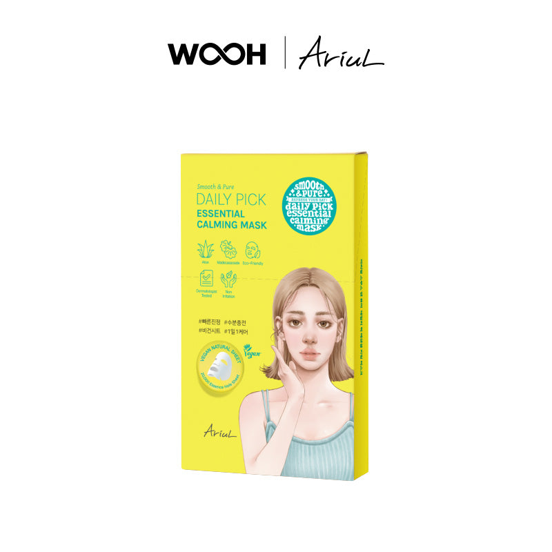 ARIUL Smooth & Pure Daily Pick Calming Mask 5 Sheets Set – WOOH