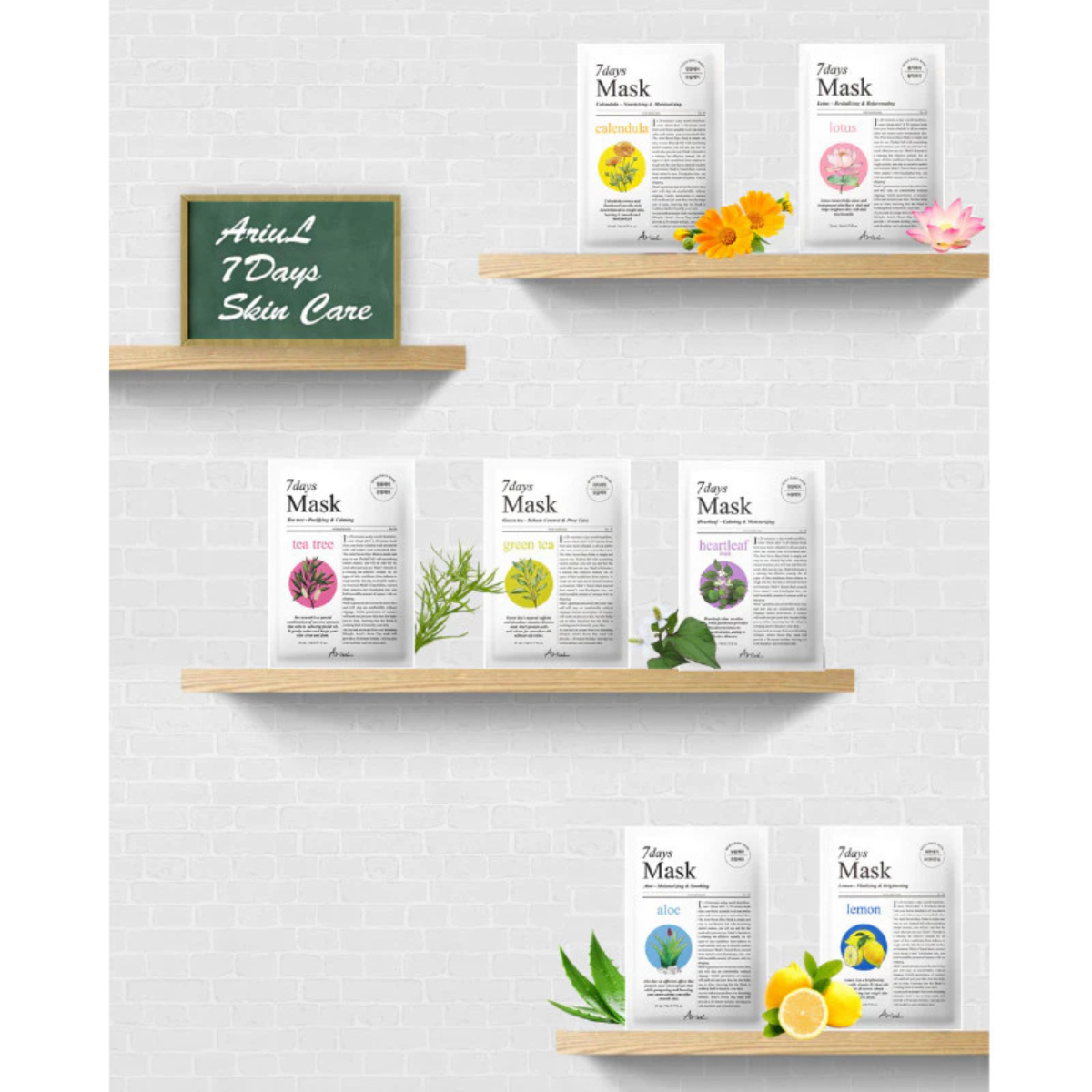 Ariul 7days Mask - 7 Types to Choose