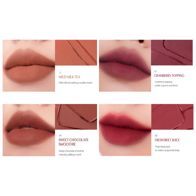 CLIO Chiffon Blur Tint (Café in Love) - 4 Color to Choose