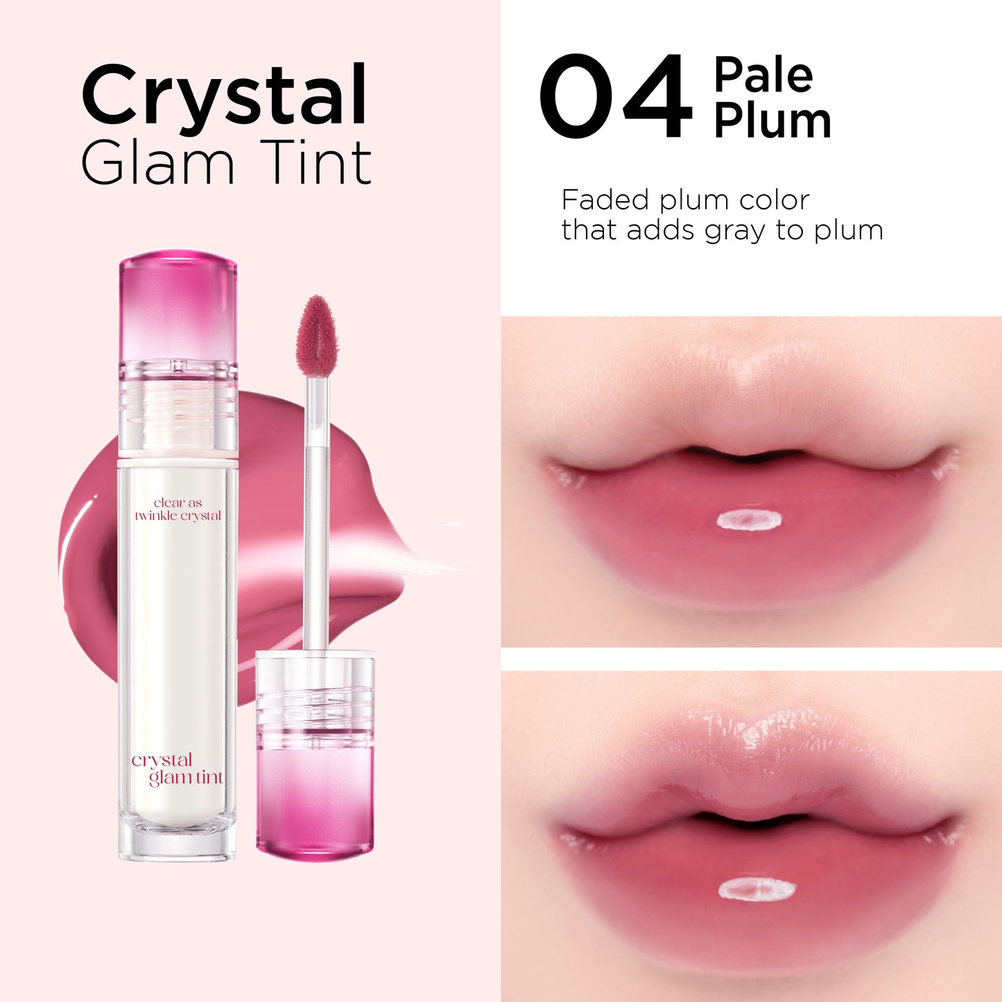 CLIO Crystal Glam Tint - 12 Colors to Choose