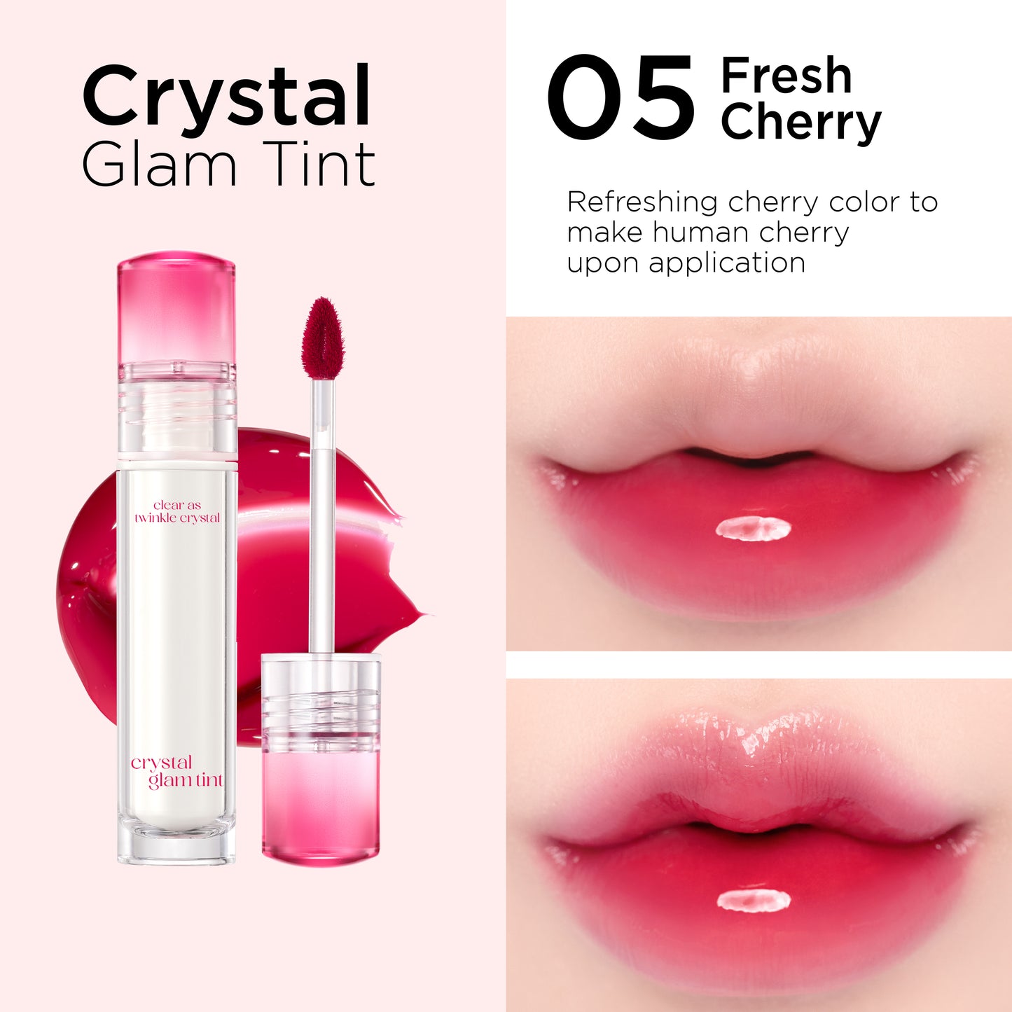 CLIO Crystal Glam Tint - 12 Colors to Choose