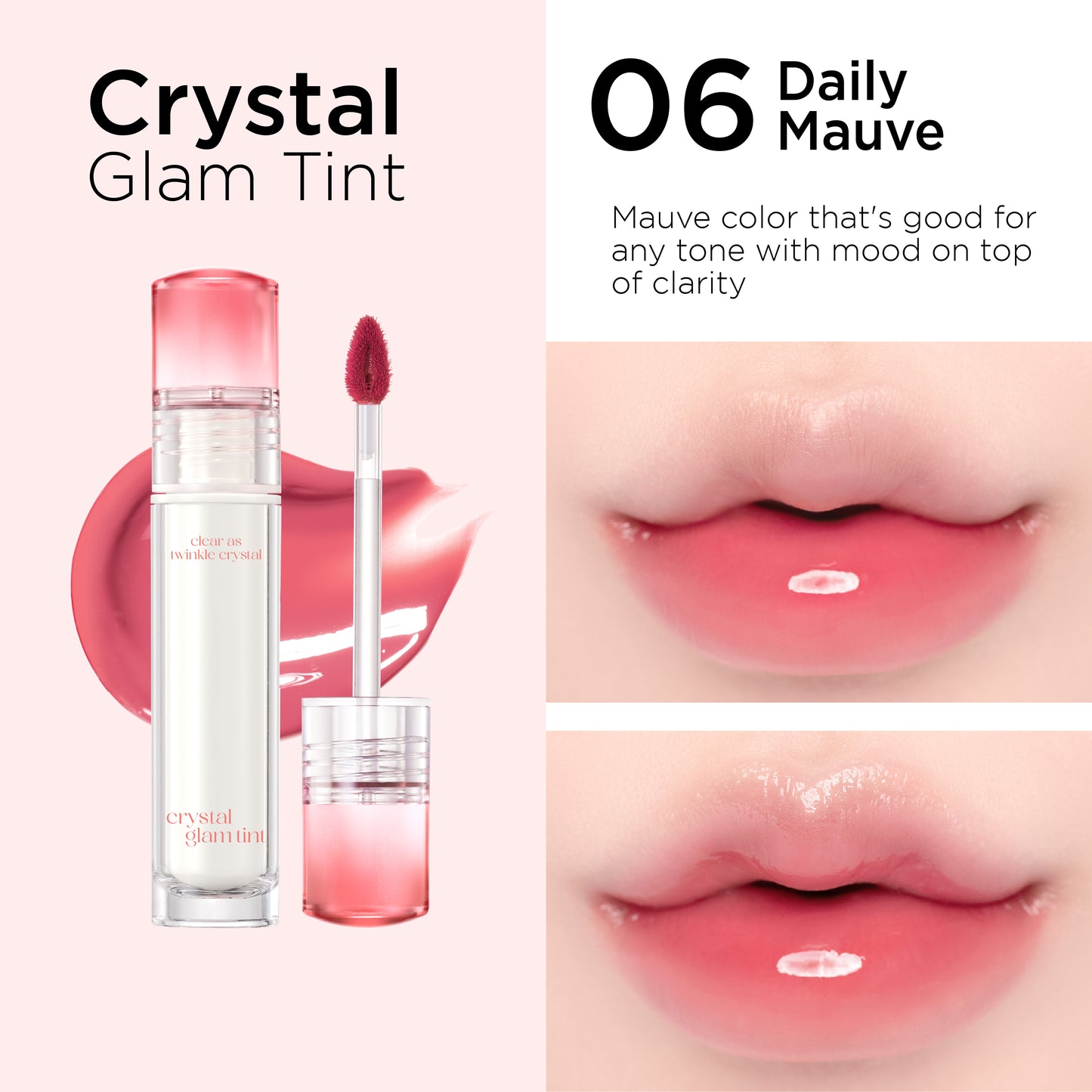 CLIO Crystal Glam Tint - 12 Colors to Choose