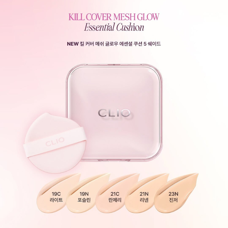 CLIO Kill Cover Mesh Glow Essential Cushion Set - 8 Color to Choose
