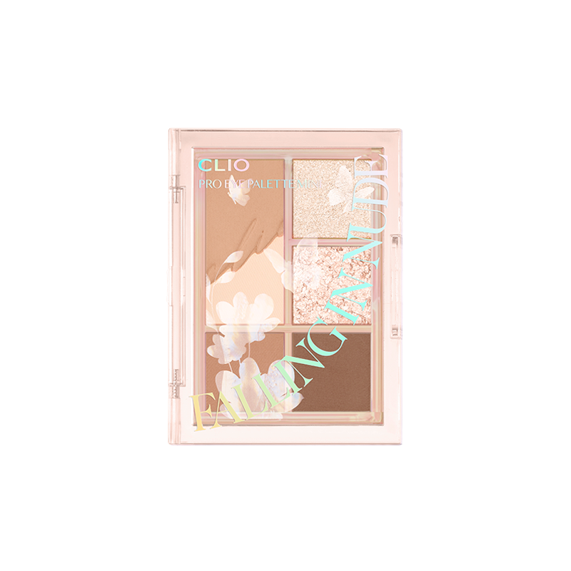 CLIO Pro Eye Palette Mini #04 Falling In Nude (Bloom In The Shell Limited Edition)