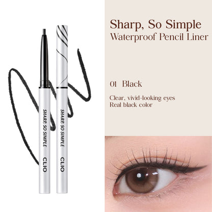 CLIO Sharp So Simple Waterproof Pencil Liner (24AD) - 7 Colors to Choose