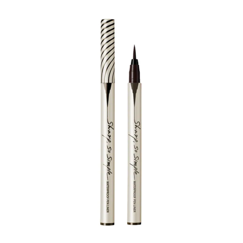 CLIO Sharp, So Simple Waterproof Pen Liner (19AD) [2 Colors to Choose] [Packaging Issues]