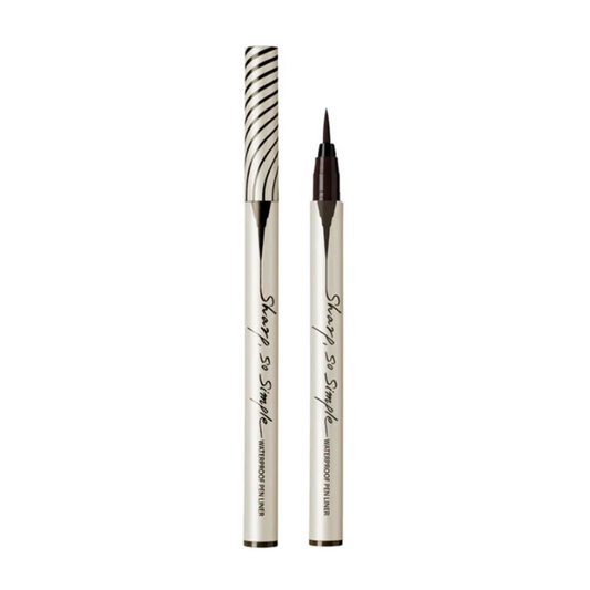 CLIO Sharp, So Simple Waterproof Pen Liner (19AD) [2 Colors to Choose] [Packaging Issues]