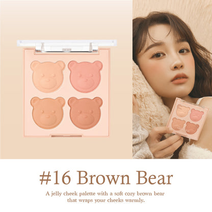 DASIQUE Blending Mood Cheek [My Bear Collection] - 2 Color to Choose