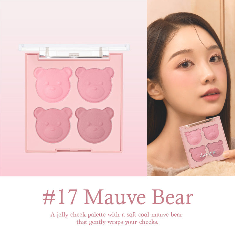 DASIQUE Blending Mood Cheek [My Bear Collection] - 2 Color to Choose