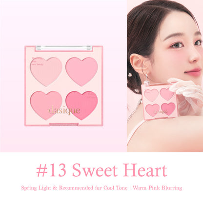 DASIQUE Blending Mood Cheek [Heart Edition] - 2 Color to Choose