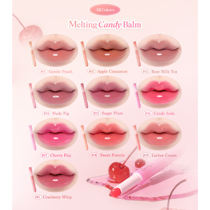 DASIQUE Melting Candy Balm - 10 Colors to Choose