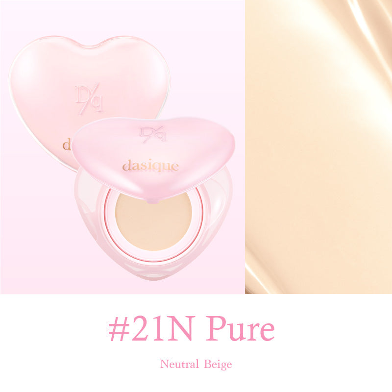 DASIQUE Water Dewy Gel Cushion [Heart Edition] - 3 Color to Choose