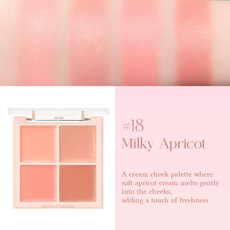 DASIQUE Blending Mood Cheek [Milky Fruits Collection] - 2 Colors to Choose