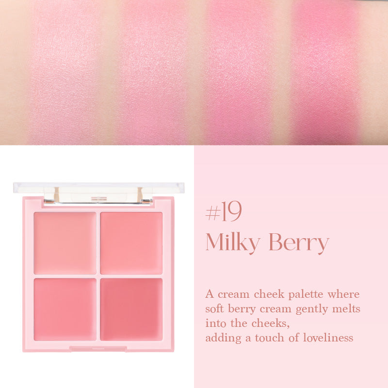 DASIQUE Blending Mood Cheek [Milky Fruits Collection] - 2 Colors to Choose