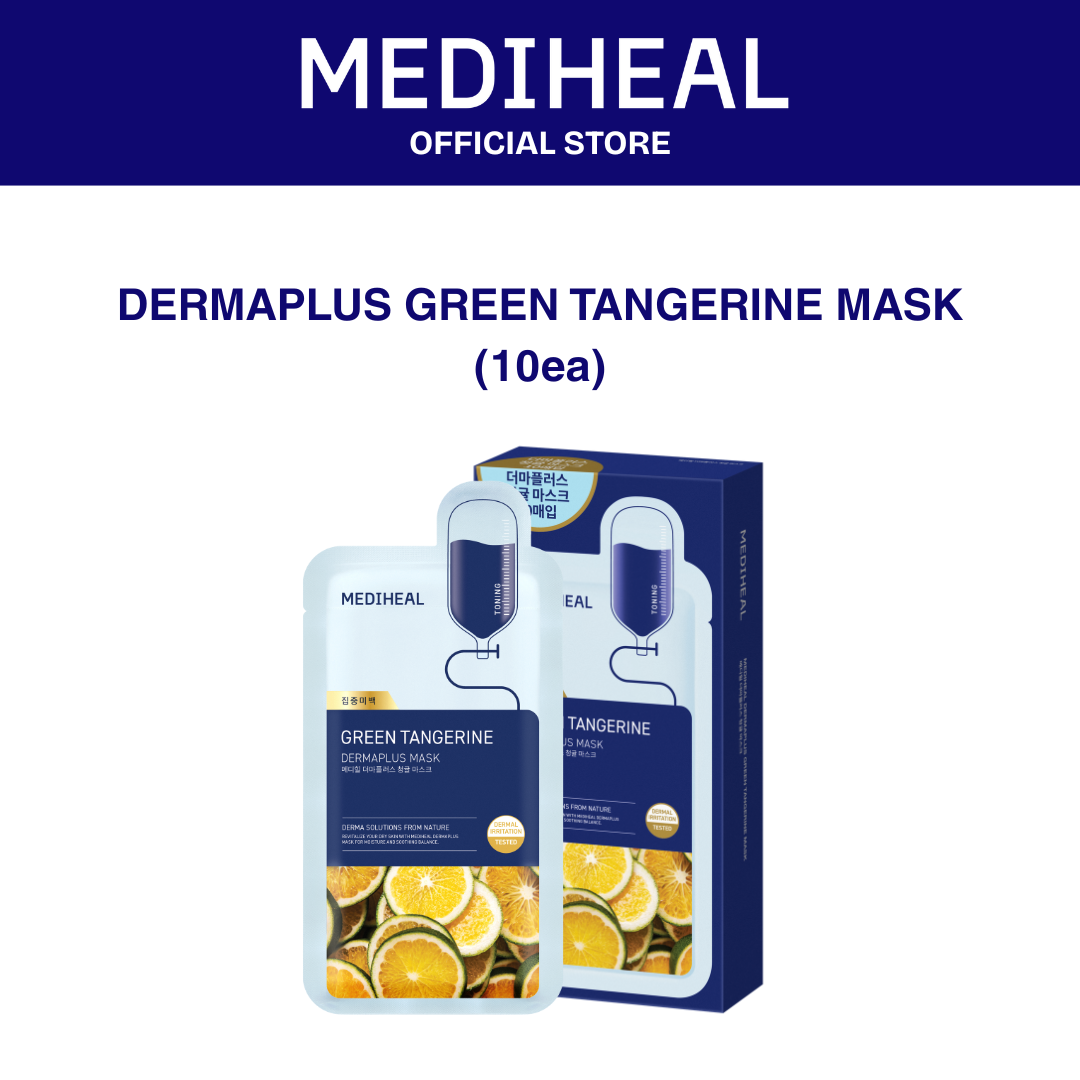 MEDIHEAL Dermaplus Green Tangerine Mask - 10ea