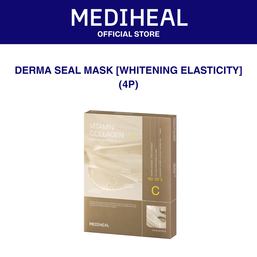 MEDIHEAL Derma Seal Mask [WHITENING ELASTICITY] 4P