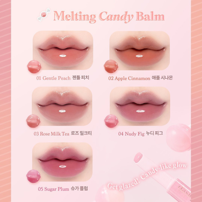 DASIQUE Melting Candy Balm - 5 Colors to Choose