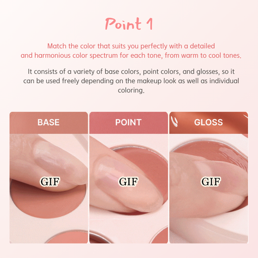 DASIQUE Mood Painting Lip & Cheek Palette [Color Painting Collection] - 4 Colors to Choose