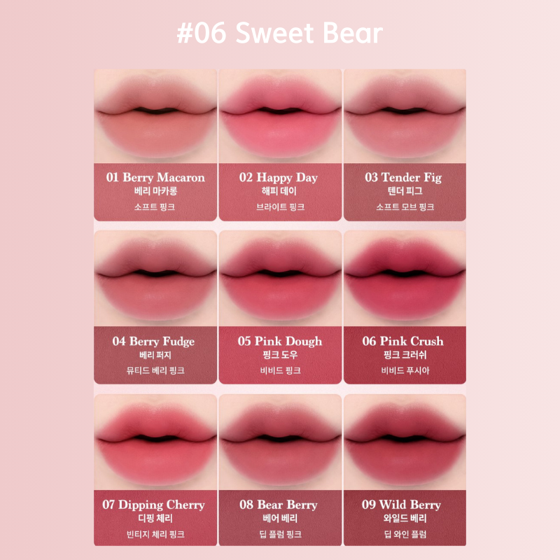 DASIQUE Mood Painting Lip & Cheek Palette [My Bear Collection] - 2 Color to Choose