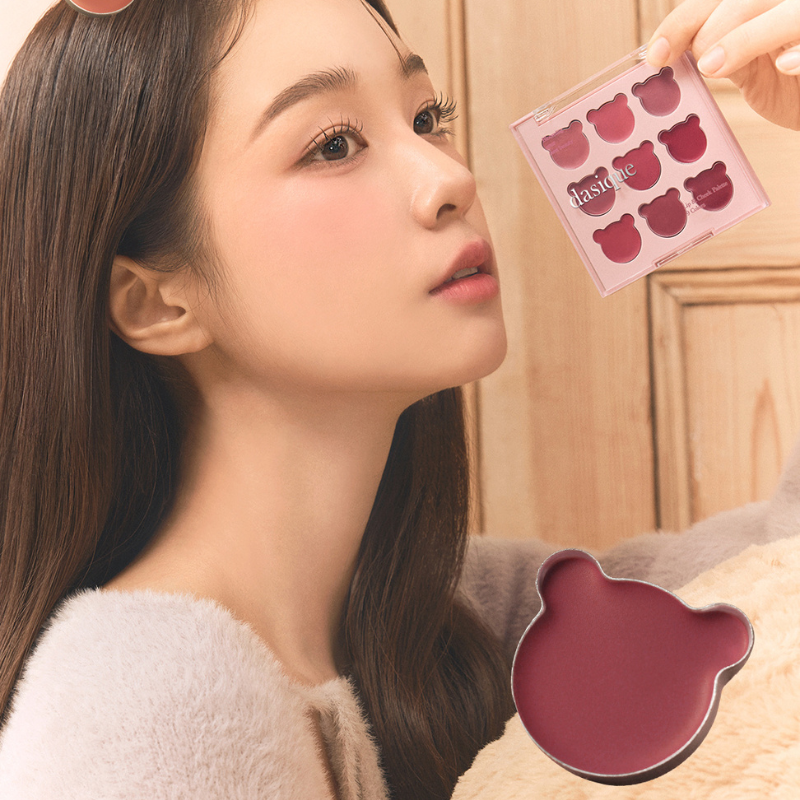 DASIQUE Mood Painting Lip & Cheek Palette [My Bear Collection] - 2 Color to Choose