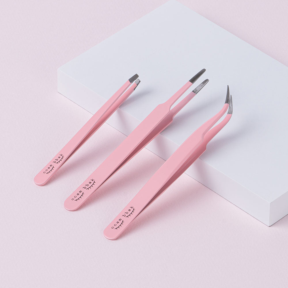 CCAM BBAK Pink Tweezer - 3 Types to Choose