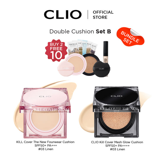 CLIO Double Cushion Set - 3 Option to Choose