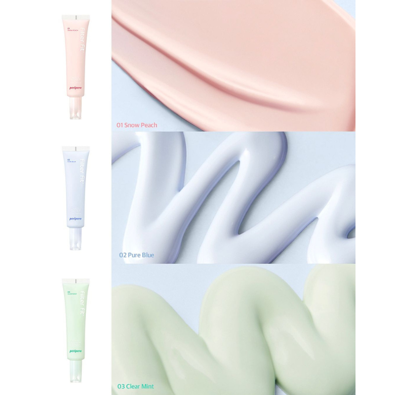 PERIPERA Filter Fit Milk Tone Up SPF30, PA++ - 4 Color to Choose
