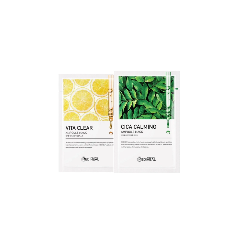 [GWP] MEDIHEAL Vita + Cica Clear Ampoule Masks