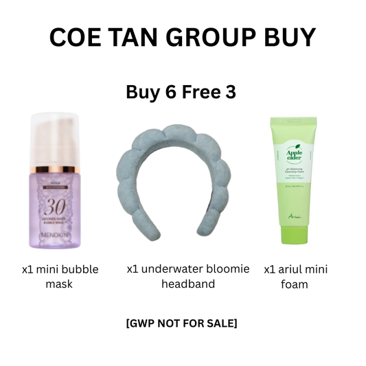 COE TAN B6F3 [GWP] Ariul Mini Bubble Mask + Mini Foam + Underwater Sky Bloomie Headband
