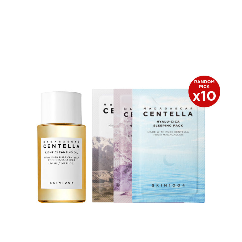 [FREE GIFT] SKIN1004 Madagascar Centella Light Cleansing Oil 30ml + Skin1004 Sachets x10