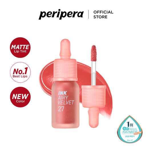 [CLEARANCE] [EXPIRY APRIL 2026] PERIPERA Ink Airy Velvet (AD) #27 Inside Peach