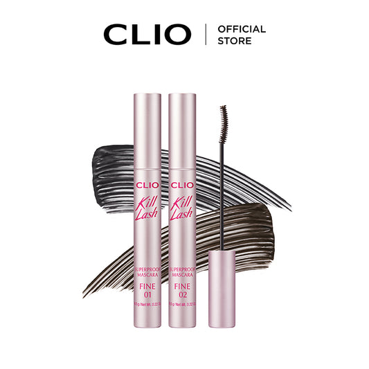 CLIO Kill Lash Superproof Mascara Fine - 2 Color to Choose