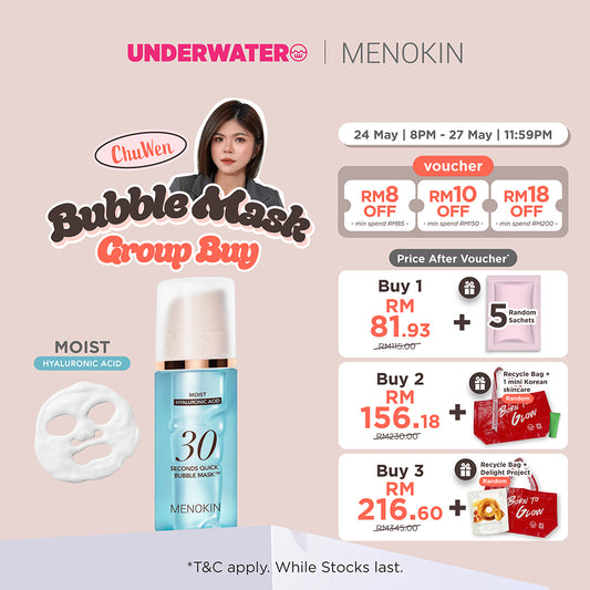 [Chuwen Exclusive] FREE Skincare foam + UW bag