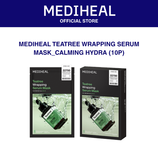 MEDIHEAL TEATREE WRAPPING SERUM MASK_CALMING HYDRA (10P)