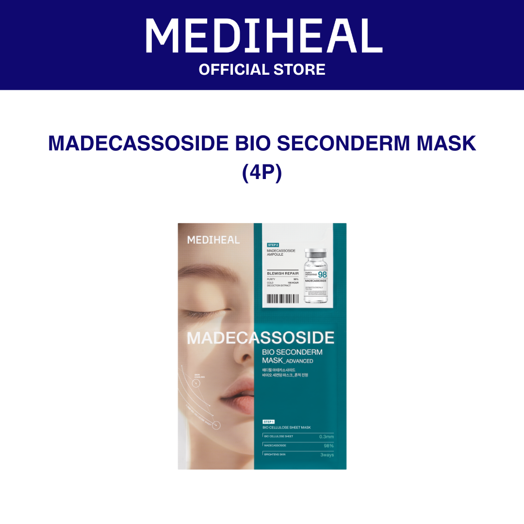 MEDIHEAL Madecassoside Bio Seconderm Mask Blemish Repair 4P (AD)