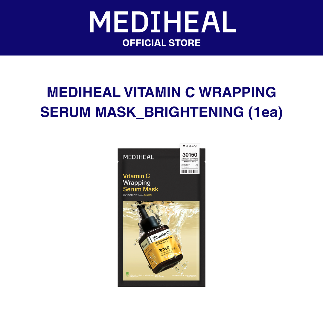 MEDIHEAL VITAMIN C WRAPPING SERUM MASK_BRIGHTENING - 1ea