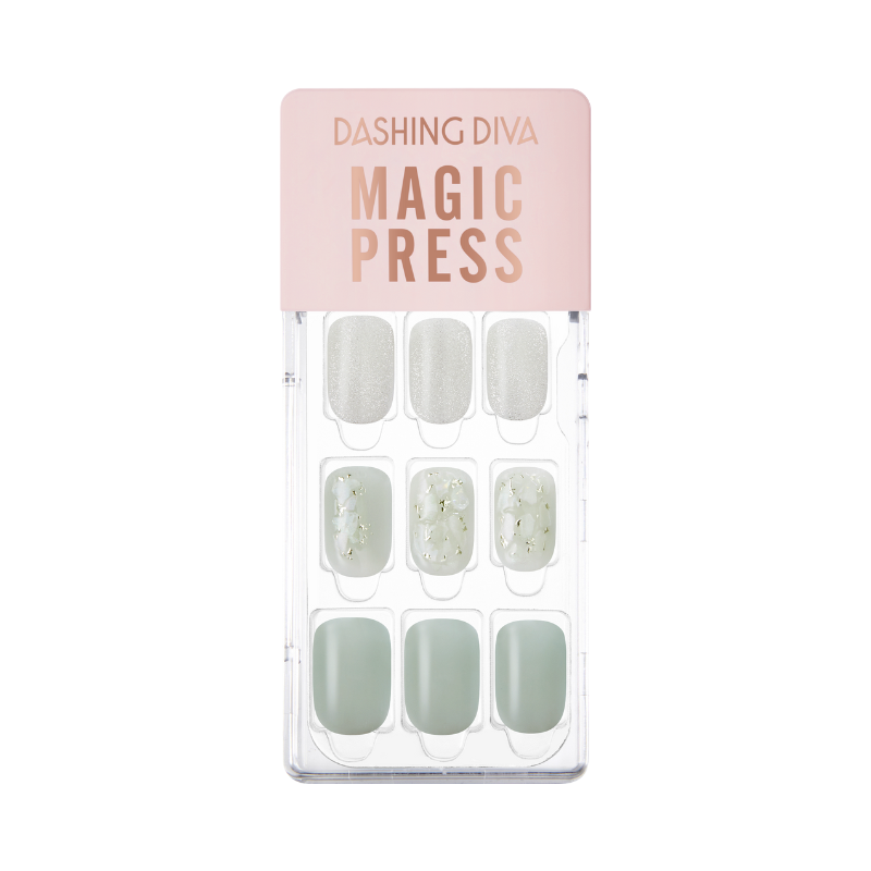 DASHING DIVA Magic Press Mani Jade Flower MDR3P006RR