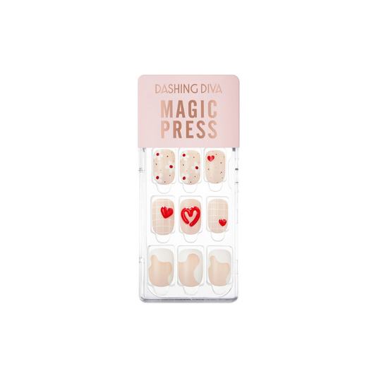 DASHING DIVA Magic Press Regular Round Mani Love Diary MDR3S049RR