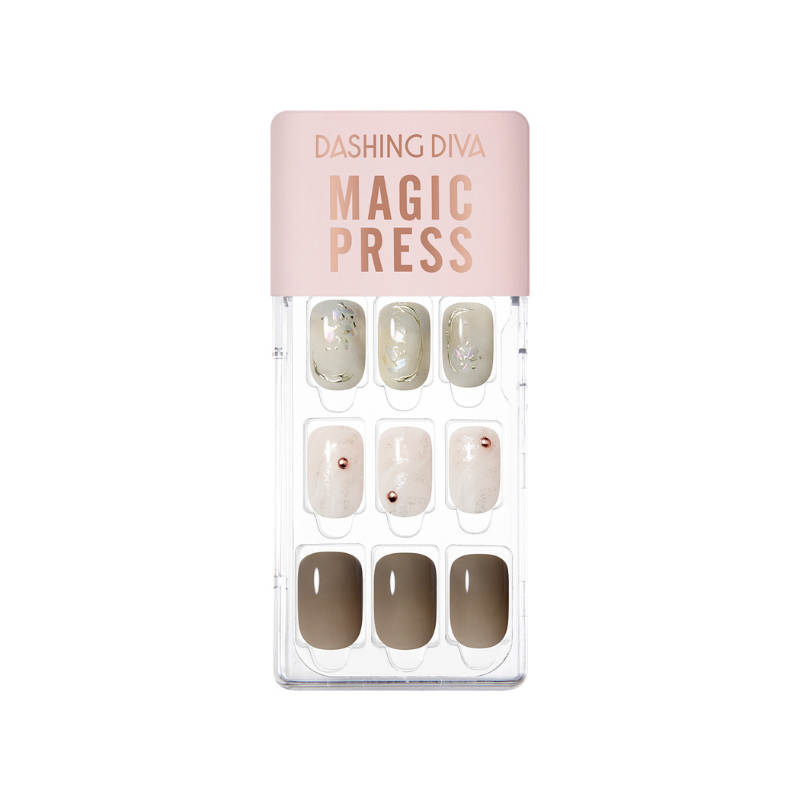 DASHING DIVA Magic Press Regular Round Mani Stormy Night MDR3W010RR