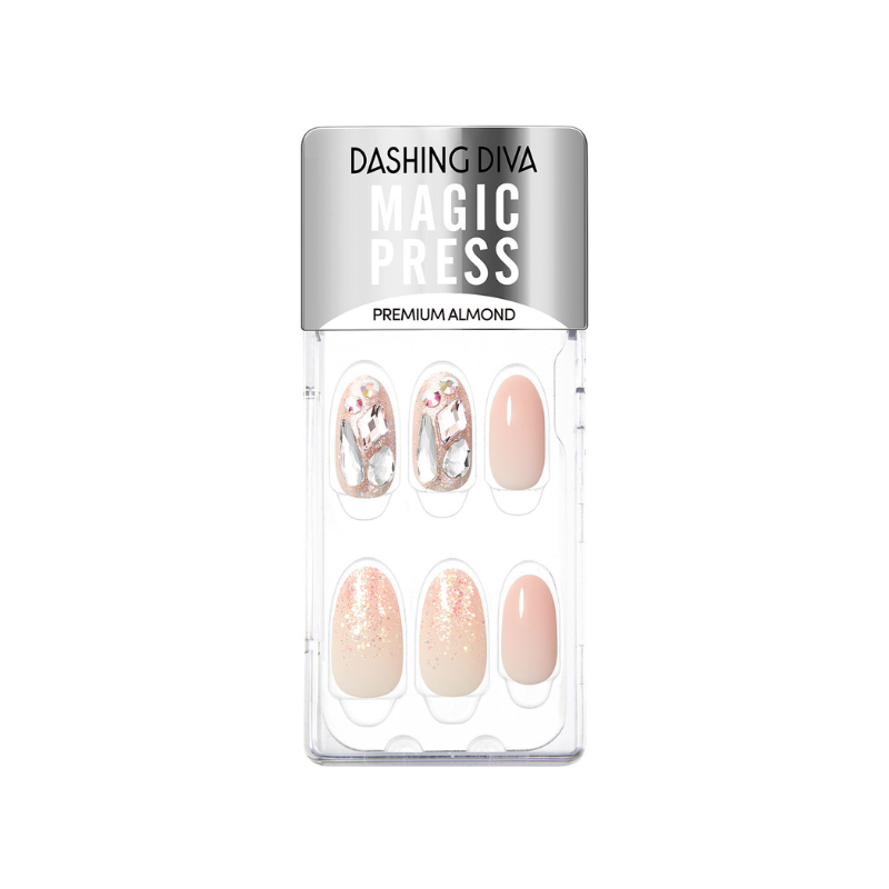 DASHING DIVA Magic Press Almond Mani Lovely Queen MDR3W044PA