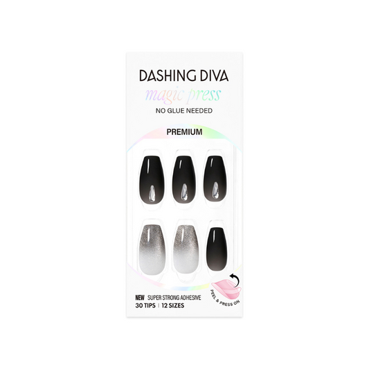 DASHING DIVA Magic Press Coffin Mani Blackout MDR4F001PC