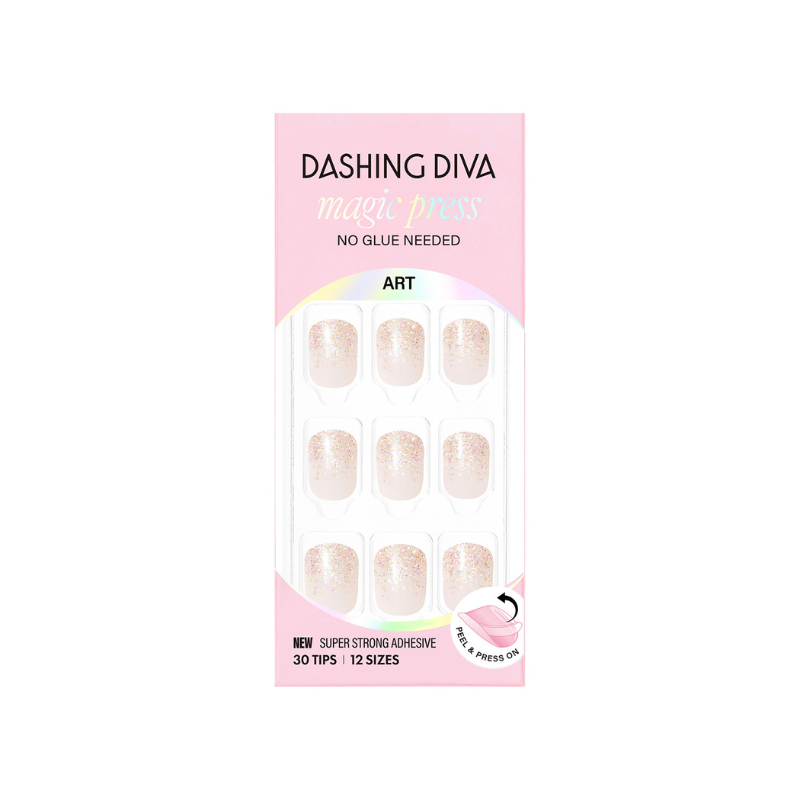 DASHING DIVA Magic Press Short Square Mani MDR4F011SS